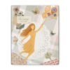 Take Courage Woman Illustration Matte Canvas | Stretched Wall Art