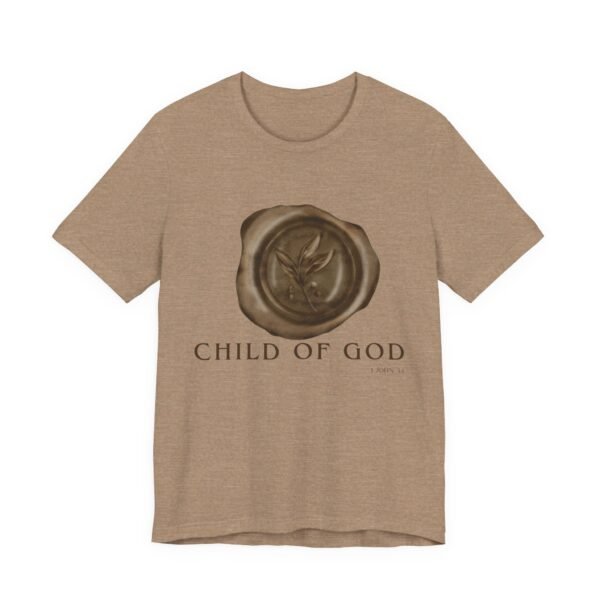 Child of God Dove Tee — Christian Faith Typography Shirt