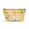 Lemon Blossom Cosmetic Bag | Cottagecore Floral Makeup Pouch