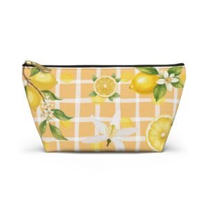 Lemon Blossom Cosmetic Bag | Cottagecore Floral Makeup Pouch