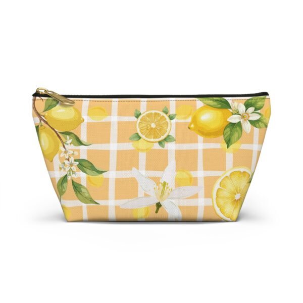 Lemon Blossom Cosmetic Bag | Cottagecore Floral Makeup Pouch