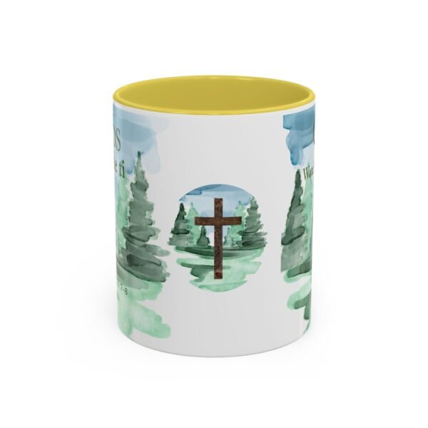 God Watches over you mug