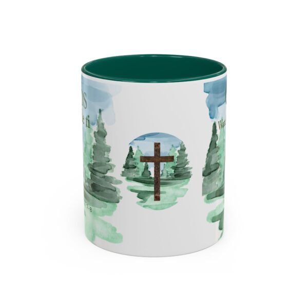 God Watches over you mug