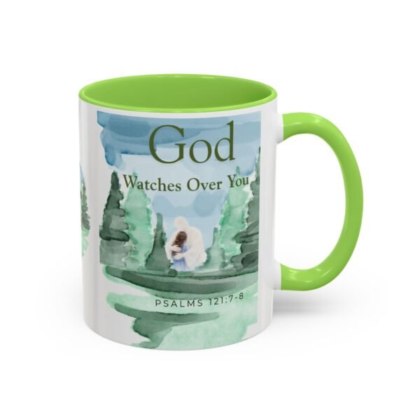 God Watches over you mug
