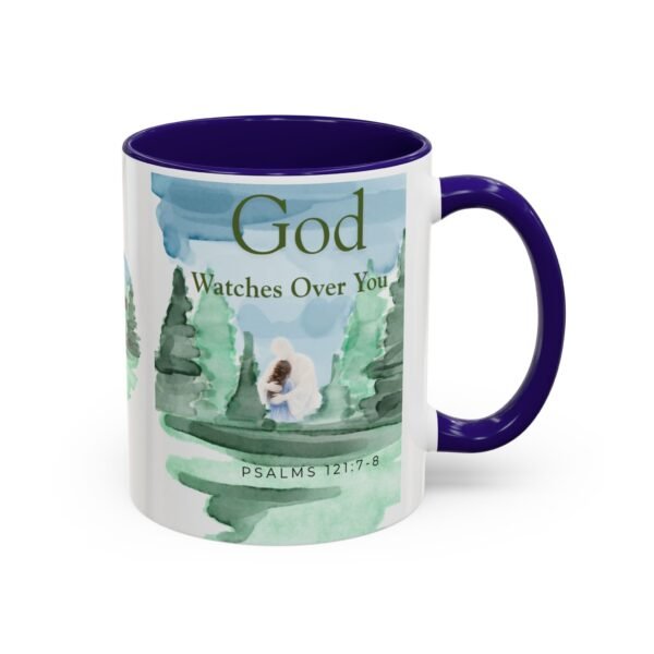 God Watches over you mug