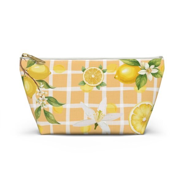 Lemon Blossom Cosmetic Bag | Cottagecore Floral Makeup Pouch
