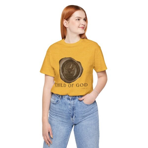 Child of God Dove Tee — Christian Faith Typography Shirt