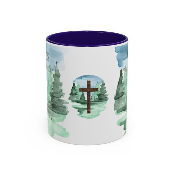 God Watches over you mug