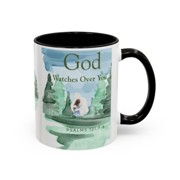 God Watches over you mug