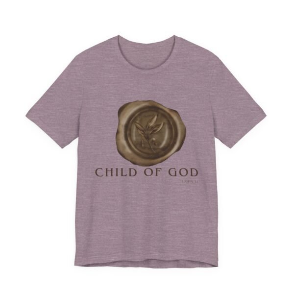 Child of God Dove Tee — Christian Faith Typography Shirt