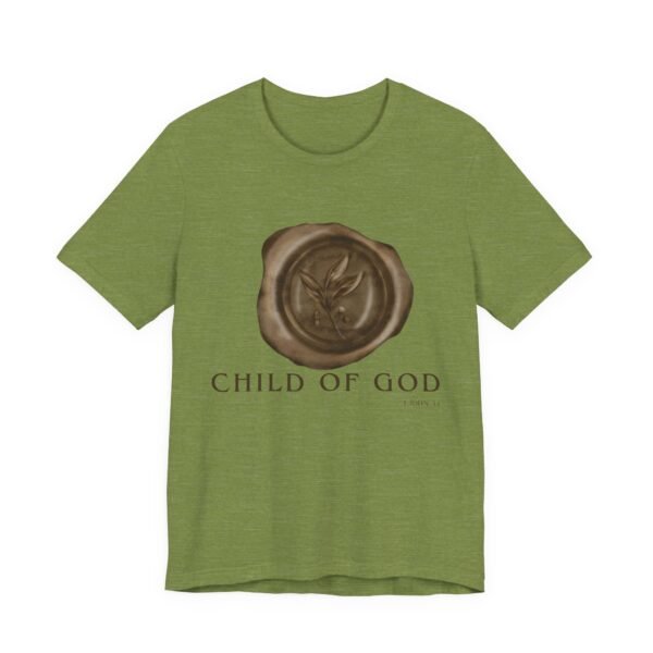 Child of God Dove Tee — Christian Faith Typography Shirt