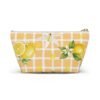 Lemon Blossom Cosmetic Bag | Cottagecore Floral Makeup Pouch