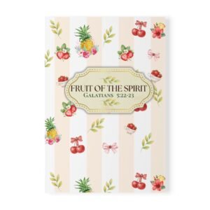 Fruit of the Spirit Christian Notebook Softcover Notebook, A5