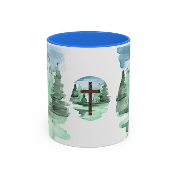 God Watches over you mug