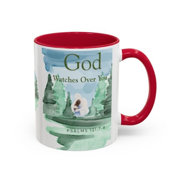 God Watches over you mug