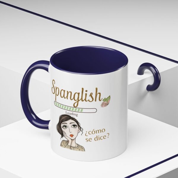 10024229090076580424_2048.jpeg Spanglish Coffee Mug – "¿Cómo se dice?" Accent Ceramic Mug (11/15 oz)