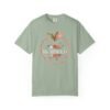1127362072696633958_2048-1.jpeg Teacher Peach T-Shirt — "Ms. ARNOLD" Personalized Floral Apple Tee