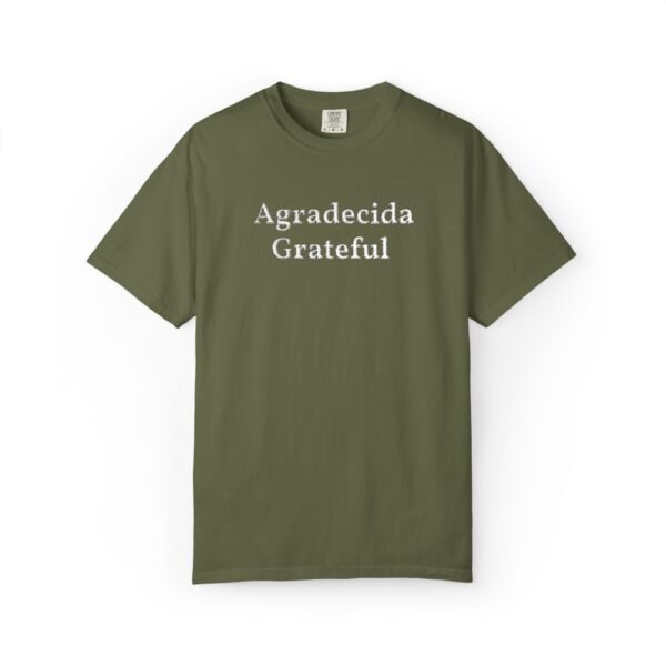 12050277848610694440_2048.jpeg Grateful "Agradecida" Tee — Garment-Dyed Spanish Gratitude T-Shirt