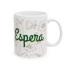 Be still, Espera Ceramic Mug - Floral Coffee Tea Cup (11oz/15oz)
