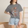 12536951600622127254_2048-1.jpeg Teacher Peach T-Shirt — "Ms. ARNOLD" Personalized Floral Apple Tee