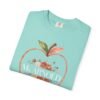13115440589957181029_2048-1.jpeg Teacher Peach T-Shirt — "Ms. ARNOLD" Personalized Floral Apple Tee