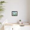 Dios Cuida de Ti Framed Canvas Print — Psalm 121:7-8 Spanish Faith Wall Art
