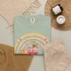 13799745530835319297_2048-2.jpeg Teacher Apple Rainbow T-Shirt — Cute Back-to-School Gift for Educators