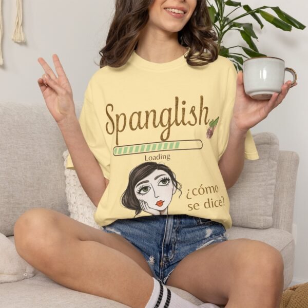 14712138690914263175_2048.jpeg Spanglish Loading T-Shirt — Cómo Se Dice? Graphic Tee for Bilingual & Latino Culture Lovers