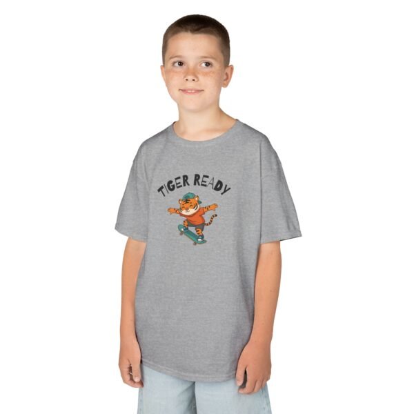 15188698572130546127_2048.jpeg Kids Tee — “TIGER READY” Skateboard Tiger Graphic