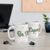 Be still, Espera Ceramic Mug - Floral Coffee Tea Cup (11oz/15oz)