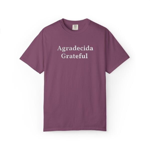 1529775769219939233_2048.jpeg Grateful "Agradecida" Tee — Garment-Dyed Spanish Gratitude T-Shirt