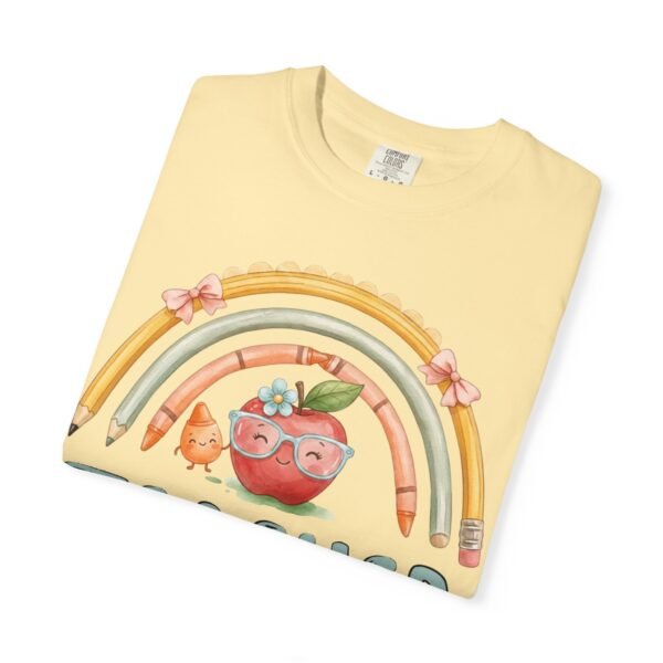15397966829121874934_2048-2.jpeg Teacher Apple Rainbow T-Shirt — Cute Back-to-School Gift for Educators