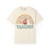 16017902786100864363_2048-2.jpeg Teacher Apple Rainbow T-Shirt — Cute Back-to-School Gift for Educators