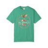17045092513801604818_2048-1.jpeg Teacher Peach T-Shirt — "Ms. ARNOLD" Personalized Floral Apple Tee