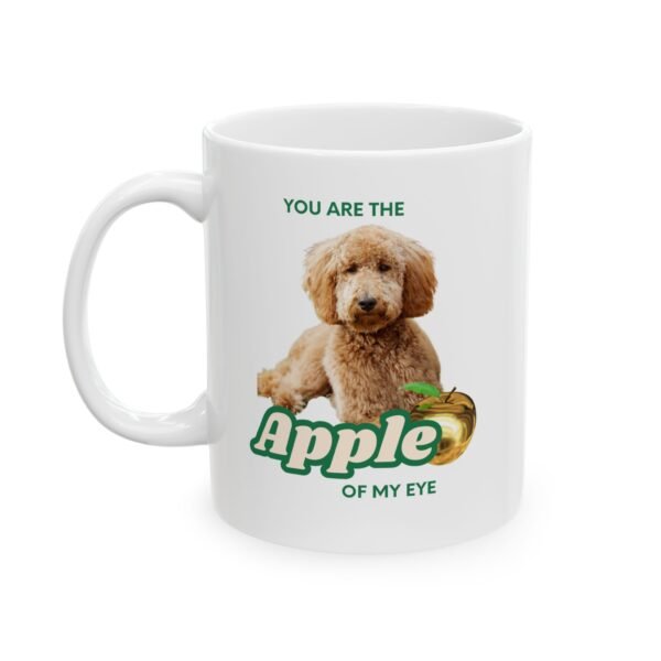 17102613766111325980_2048.jpeg Golden Retriever "You Are the Apple of My Eye" Mug | Ceramic Coffee Cup
