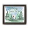 Dios Cuida de Ti Framed Canvas Print — Psalm 121:7-8 Spanish Faith Wall Art