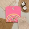 17463535461182586730_2048-2.jpeg Teacher Apple Rainbow T-Shirt — Cute Back-to-School Gift for Educators
