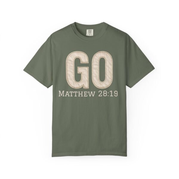 18089294998244401809_2048.jpeg GO Matthew 28:19 Christian T-Shirt