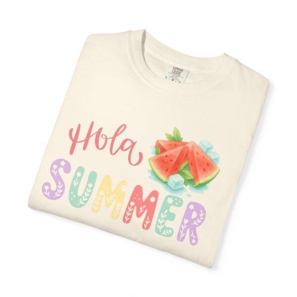 18152760885671182658_2048.jpeg Hola Summer Watermelon Shirt | Cute Summer Graphic Tee | Spanglish Summer Shirt | Beach Vacation Tee | Colorful Summer T-Shirt