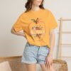 3273783675927551788_2048-1.jpeg Teacher Peach T-Shirt — "Ms. ARNOLD" Personalized Floral Apple Tee
