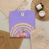 3785754659223644052_2048-2.jpeg Teacher Apple Rainbow T-Shirt — Cute Back-to-School Gift for Educators
