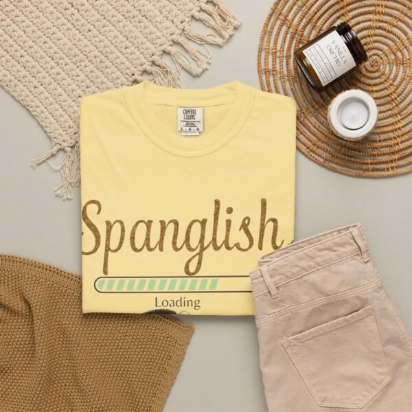 4126188841126018598_2048.jpeg Spanglish Loading T-Shirt — Cómo Se Dice? Graphic Tee for Bilingual & Latino Culture Lovers
