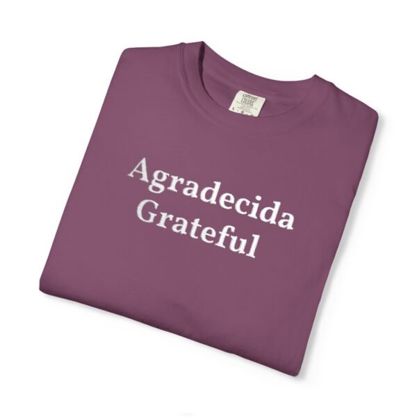 4571471052579747644_2048.jpeg Grateful "Agradecida" Tee — Garment-Dyed Spanish Gratitude T-Shirt
