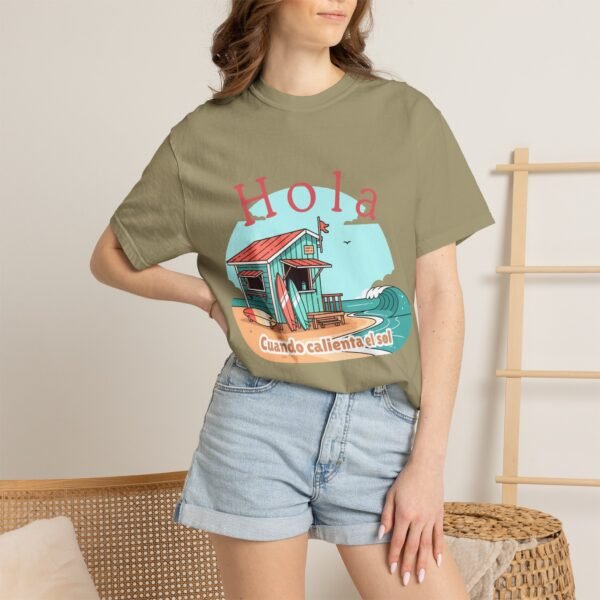 5427587198481554201_2048.jpeg Hola Cuando Calienta el Sol Shirt | Spanglish Summer Tee | Beach Vacation Graphic T-Shirt | Coastal Beach Vibes Shirt | Latino Summer Gift