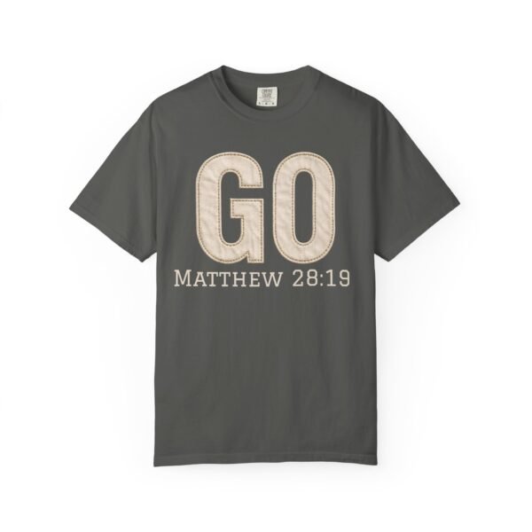 5567574586759474786_2048.jpeg GO Matthew 28:19 Christian T-Shirt