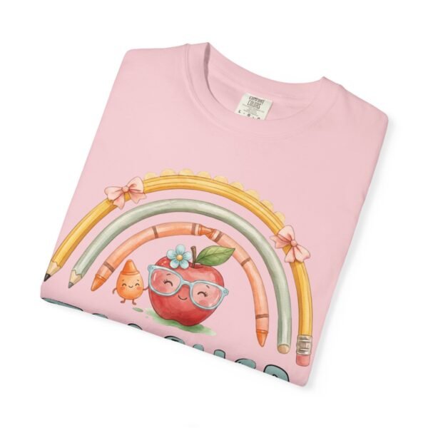 5586849851952768753_2048-2.jpeg Teacher Apple Rainbow T-Shirt — Cute Back-to-School Gift for Educators