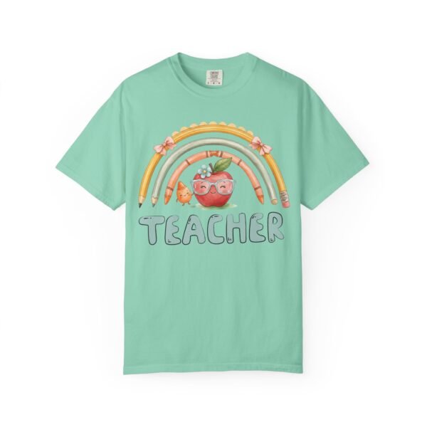 6331602719580577022_2048-2.jpeg Teacher Apple Rainbow T-Shirt — Cute Back-to-School Gift for Educators