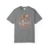 6593161863860834704_2048-1.jpeg Teacher Peach T-Shirt — "Ms. ARNOLD" Personalized Floral Apple Tee