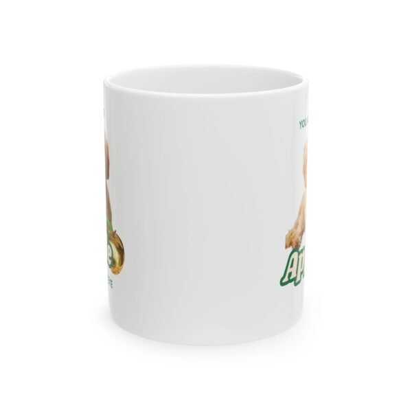 6667246864663789902_2048.jpeg Golden Retriever "You Are the Apple of My Eye" Mug | Ceramic Coffee Cup
