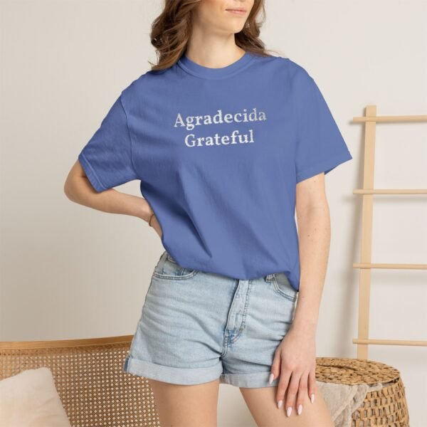7775739446408575954_2048.jpeg Grateful "Agradecida" Tee — Garment-Dyed Spanish Gratitude T-Shirt